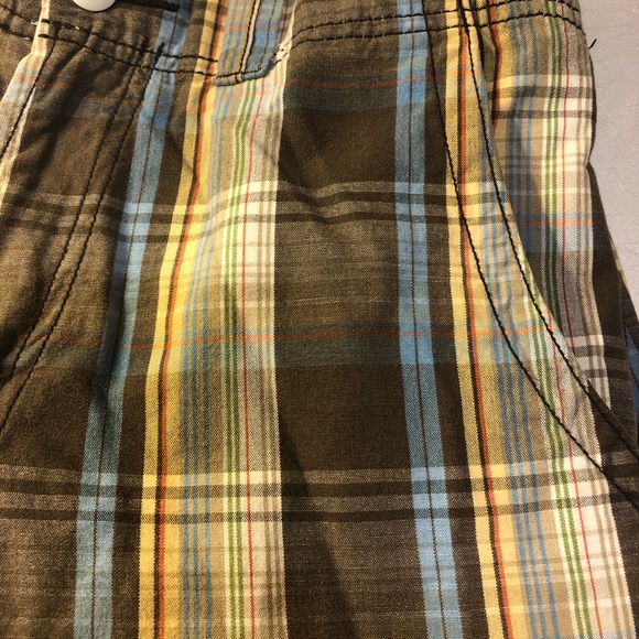 Levi’s Flat front men’s cotton plaid shorts size 30 - Picture 3 of 11